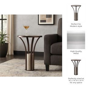 PARKERWORTH BRONZE TABLE 24 (IN) 9