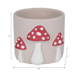 BRECKRUN RED PLANTER 6 (IN) 10