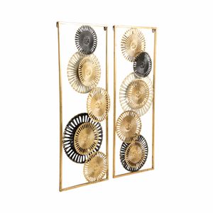 GRADYPARK SET OF 2 GOLD METAL WALL 32 (IN) 3