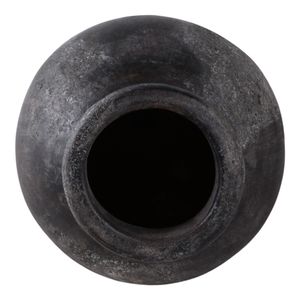 DUNCANRUN BLACK VASE 12 (IN) 7