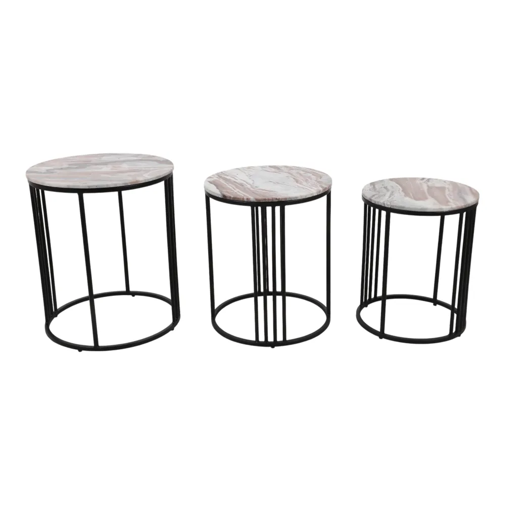 BRYNMILL SET OF 3 BLACK TABLE 24 (IN)