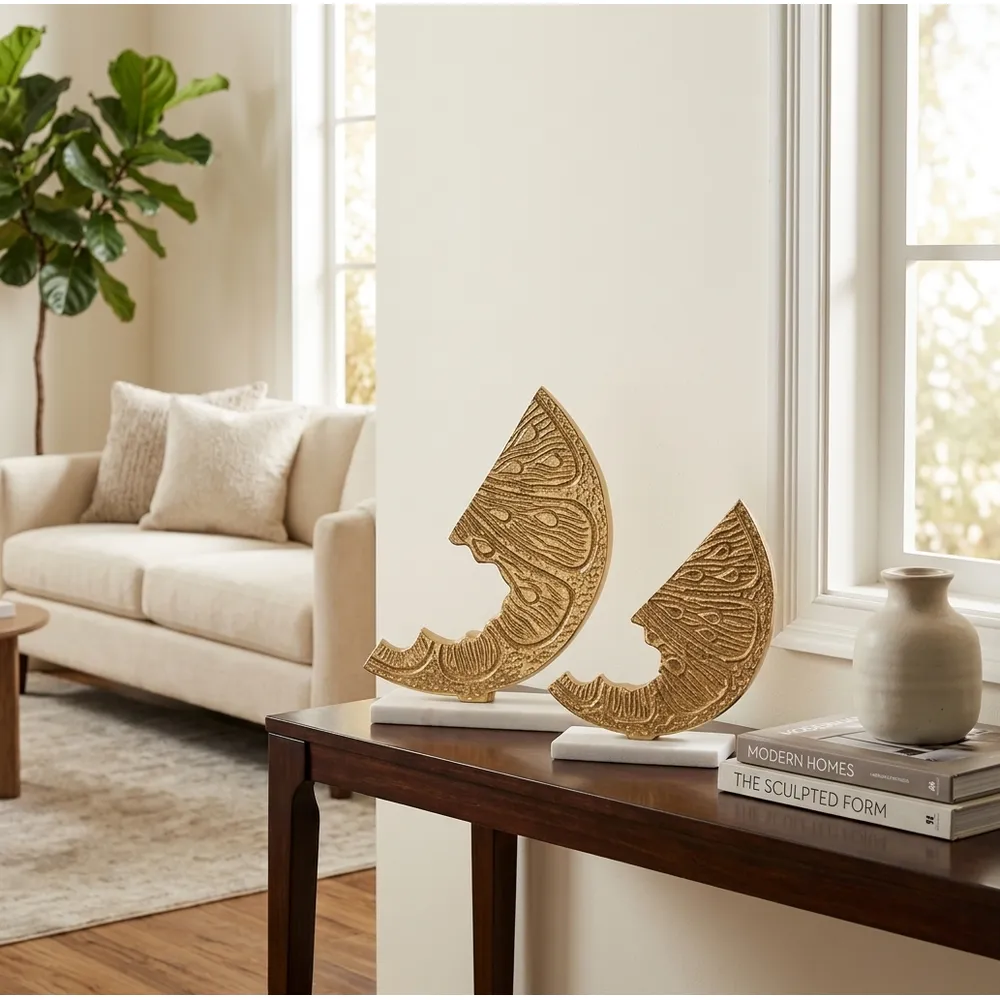 GRADYGROVE SET OF 2 GOLD DECOR 10 (IN)