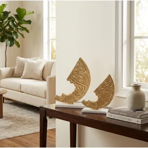 GRADYGROVE SET OF 2 GOLD DECOR 10 (IN) 2