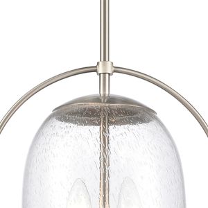 Connection 12'' Wide 2-Light Pendant - Satin Nickel 3