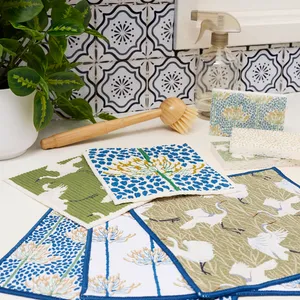 Egret & Reed blu Eco Sponge Cloths (Set of 2) 3