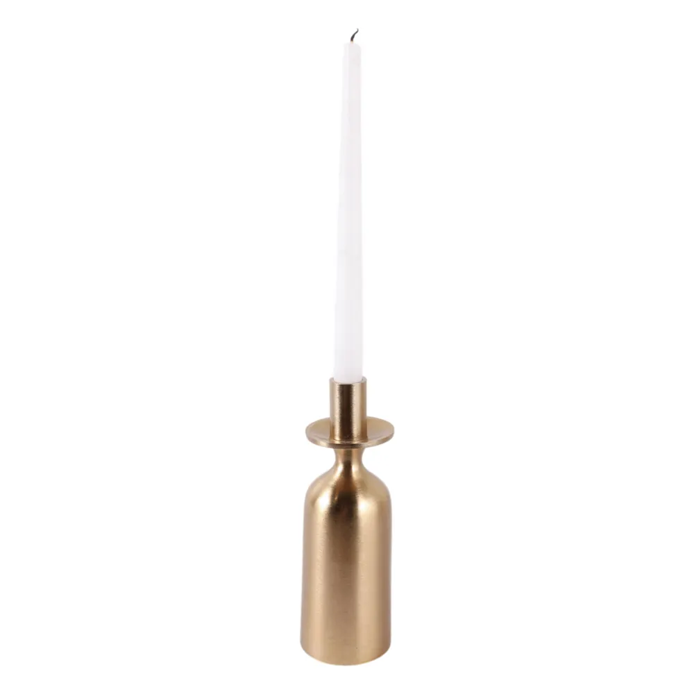 KIRBYWICK GOLD CANDLE HOLDER 9 (IN)