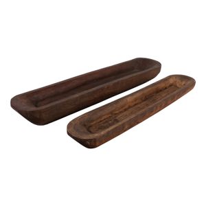 EMORYDALE SET OF 2 BROWN BOWLS 4 (IN) 3