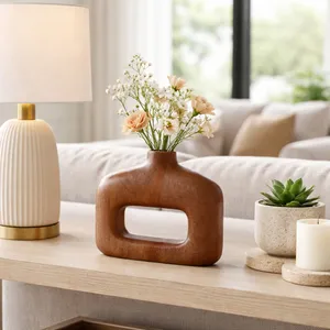 BAYFIELD BROWN VASE 7 (IN) 2