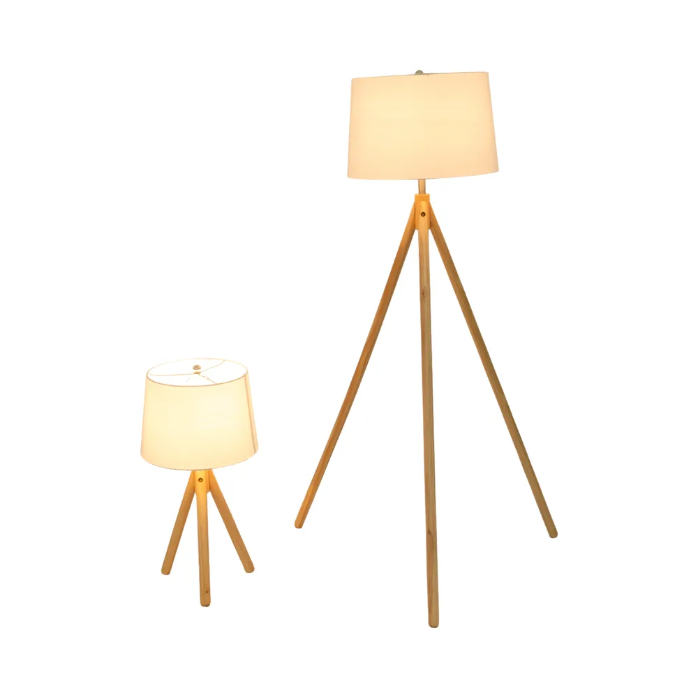 DARRENMOOR SET OF 2 BROWN LAMPS 59 (IN)
