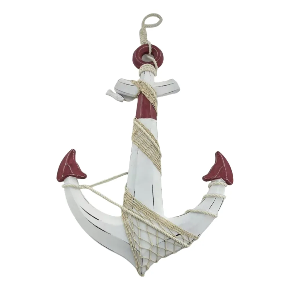 23" RED AND WHITE ANCHOR WITH NET