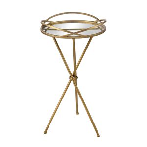 Nasso Accent Table - Brass 1