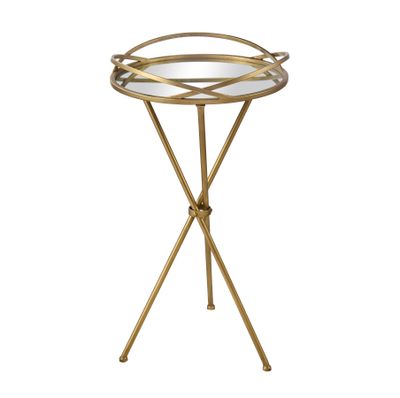 Nasso Accent Table - Brass