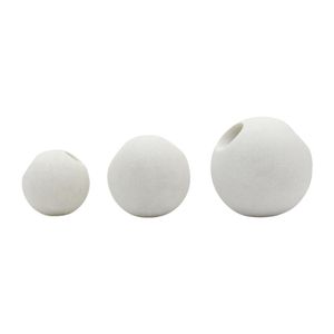 UPTONFIELD SET OF 3 WHITE ORBS 6 (IN) 4