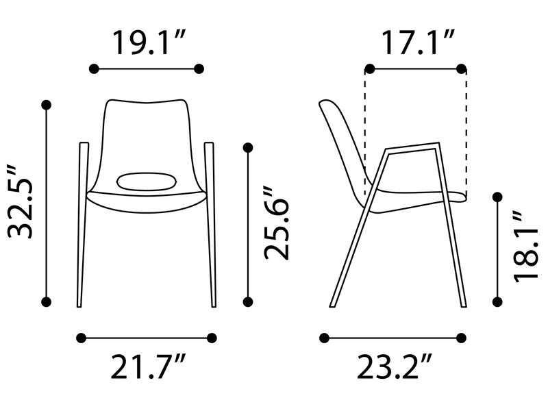 Desi Dining Chair Brown & Walnut 11