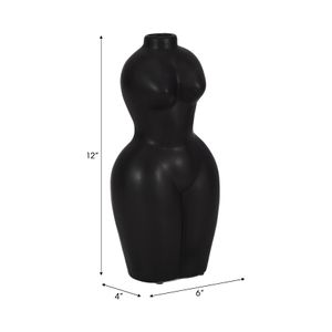 HAMDENHAM BLACK VASE 12 (IN) 9
