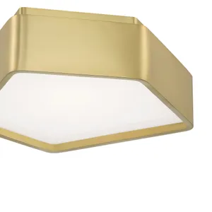 Fenway 12.25'' Wide Integrated LED Flush Mount - Satin Brass 3