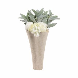 ENSLEYMILL TAUPE VASE 16 (IN) 3