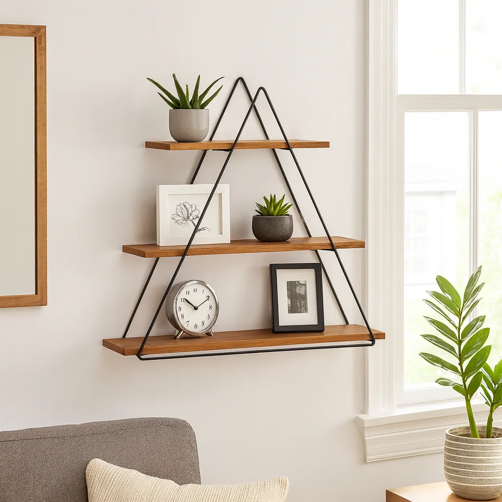 DAYTONMILL BROWN WALL SHELF 20 (IN)