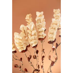 Set of 12 Cornhusk Botanicals on a Bamboo Stem / Snap Dragon 2