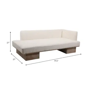 LONDONGATE IVORY CHAISE LOUNGE 80 (IN) 10
