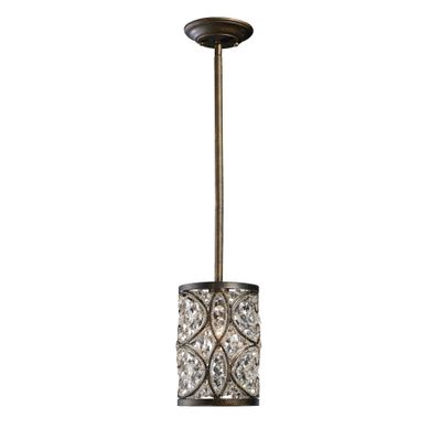 Amherst 6″ Wide 1-Light Mini Pendant - Antique Bronze