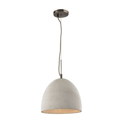 Urban Form 12″ Wide 1-Light Mini Pendant - Black Nickel
