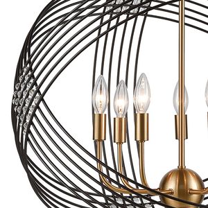 Concentric 26'' Wide 7-Light Chandelier - Oil Rubbed Bronze 3
