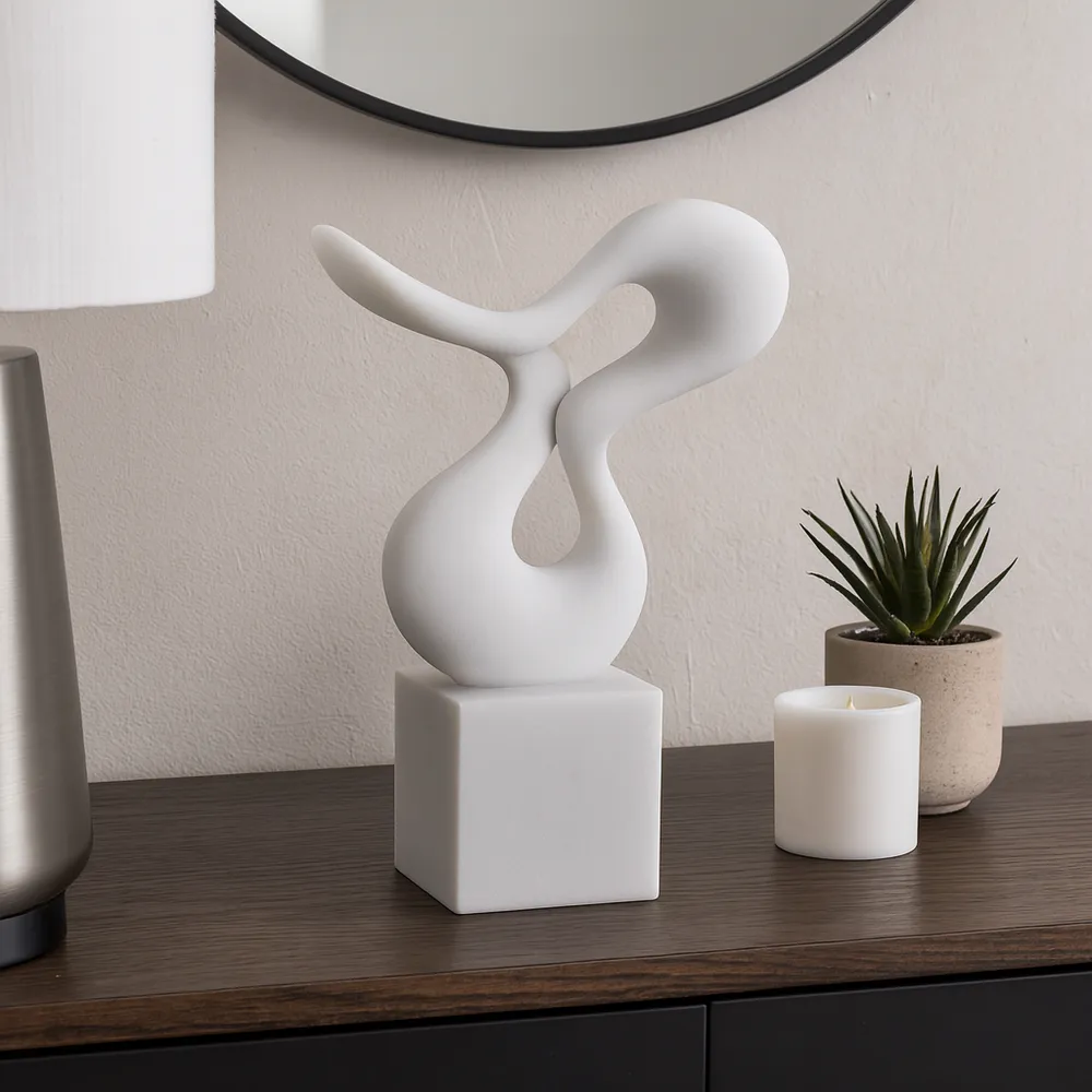 DARRENLAND WHITE DECOR 12 (IN)