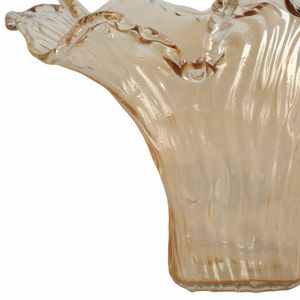 CLAYMORE BROWN GLASS VASE 12 (IN) 6