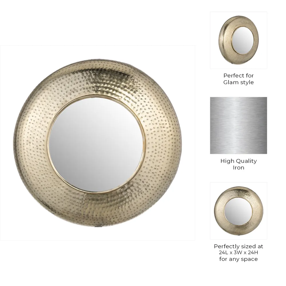HANNAHGROVE GOLD MIRROR 24 (IN)
