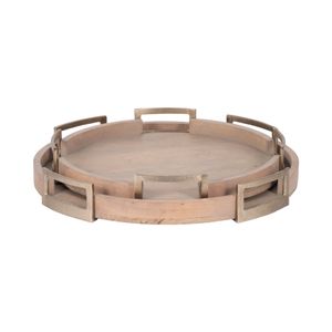 HELTONVALE SET OF 2 BROWN TRAY 4 (IN) 5
