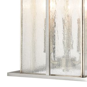 Oak Park 9'' Wide 3-Light Outdoor Pendant - Antique Brushed Aluminum 3