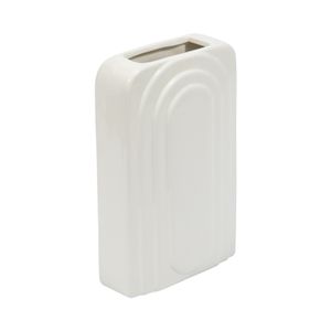 GRAYDONTON WHITE VASE 7 (IN) 4