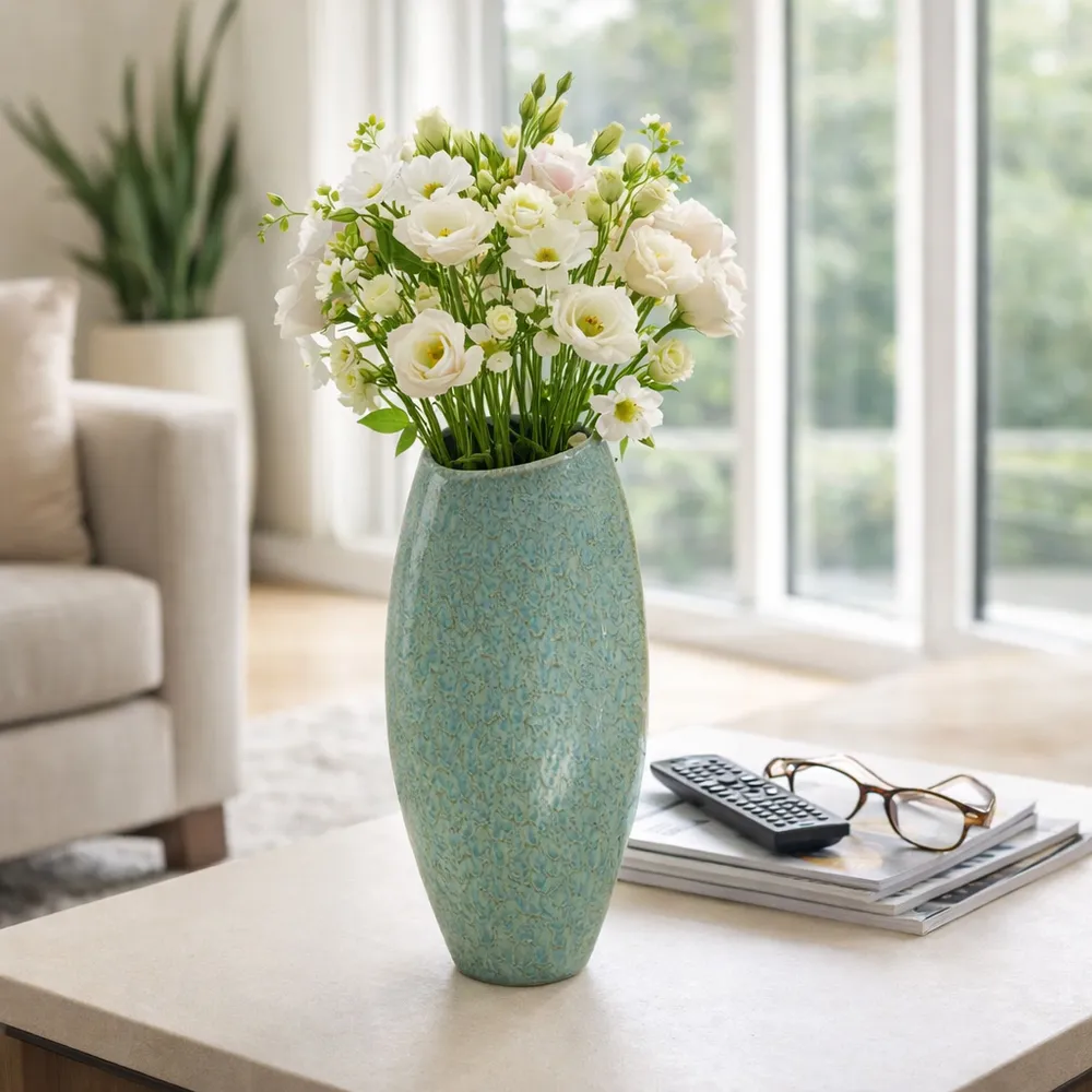 HAMMONDWORTH GREEN VASE 14 (IN)