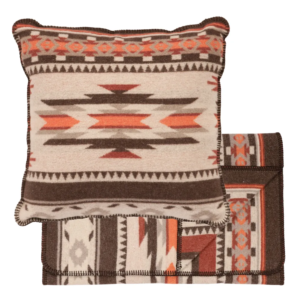 Alamosa - Scarf & Pillow Set - King