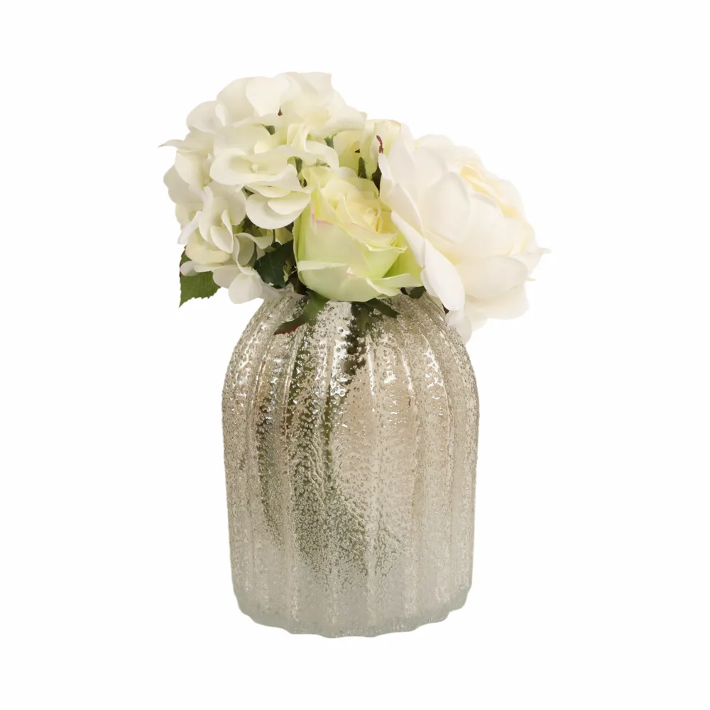 SYLVANMILL GOLD GLASS VASE 8 (IN)