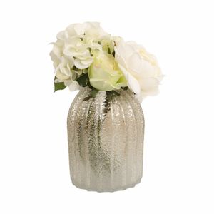 SYLVANMILL GOLD GLASS VASE 8 (IN) 3