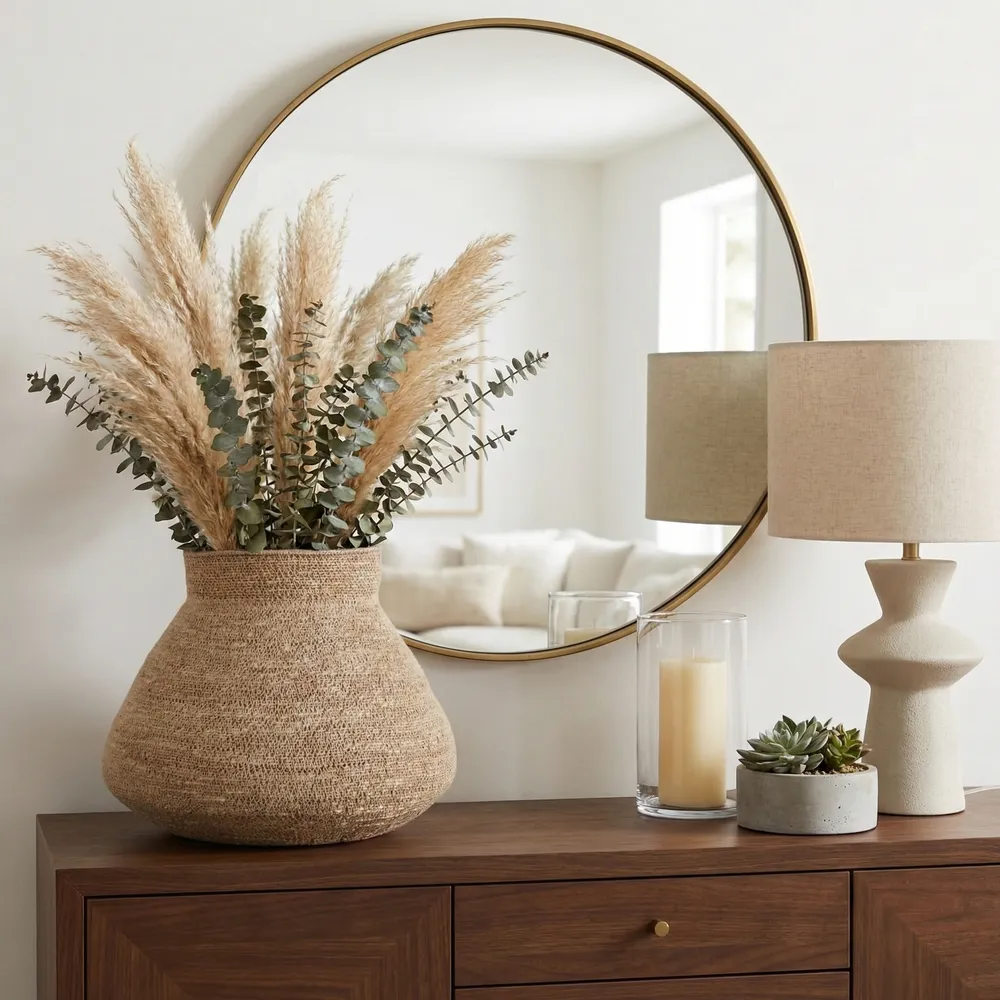 TIPTONGROVE BROWN VASE 13 (IN)