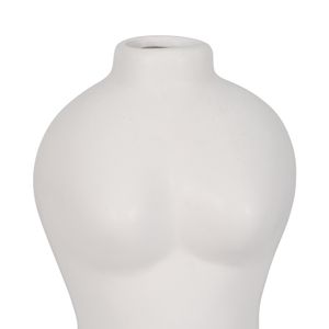 HAMDENHAM WHITE VASE 12 (IN) 6