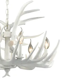 Big Sky 25'' Wide 6-Light Chandelier - White 4