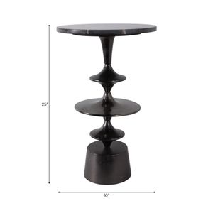 BRONSONHAM BLACK TABLE 26 (IN) 9