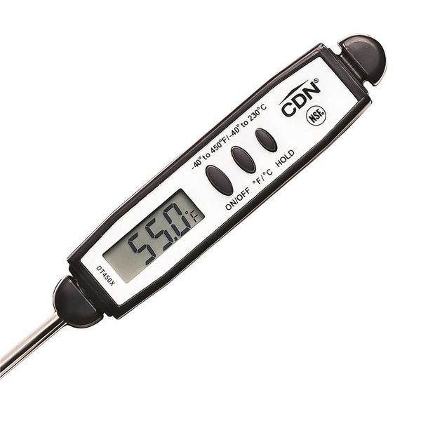 CDN Thermometer Digital, Waterproof Pocket ProAccurate QuickRead, Black