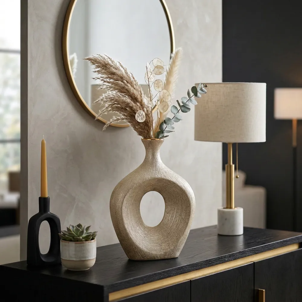 HARDENCLIFF GOLD VASE 13 (IN)