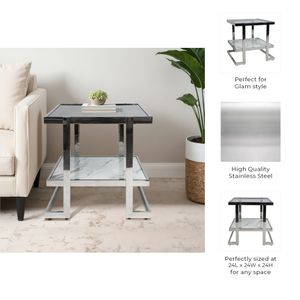 HADFIELD SILVER TABLE 24 (IN) 9