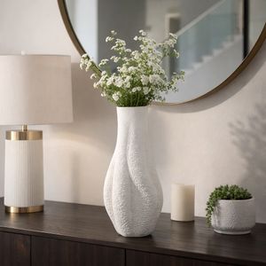 HADFIELDROSE IVORY VASE 16 (IN) 11