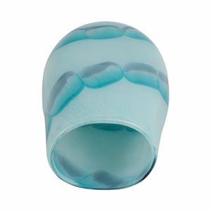HELENARIDGE BLUE GLASS VASE 12 (IN) 7