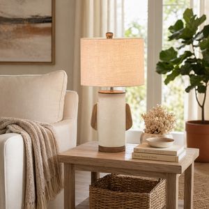 STORMHOLM IVORY LAMP 24 (IN) 13