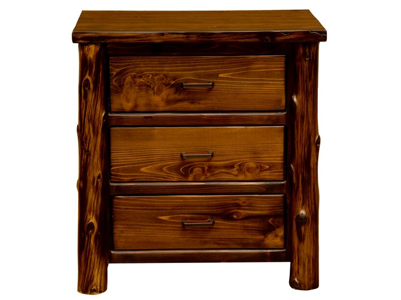Headwaters XL Three Drawer Nightstand - Coffee 4