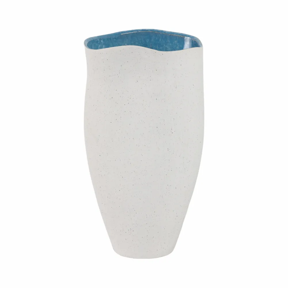 KELSEYLAND WHITE VASE 15 (IN)