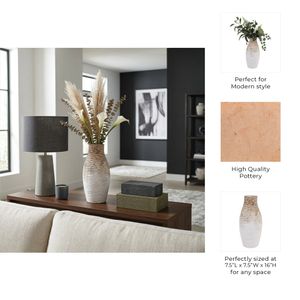 NOVALAKE BROWN VASE 16 (IN) 11